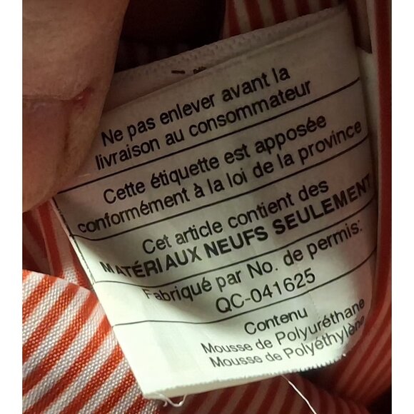 Herschel Supply Co. Settlement  Ash Rose Backpack With Leather Strap & Striped L - Picture 9 of 9